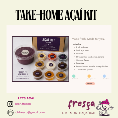 Oh Fresca! Açaí Kit