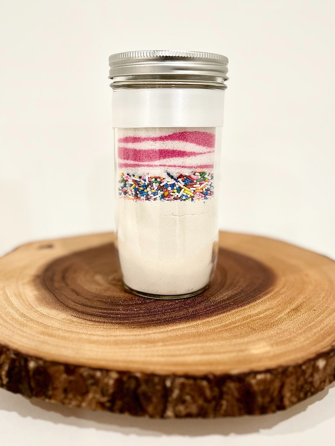 The back of a jar of Unicorn Magic Cookie Mix by Turtle Tracks