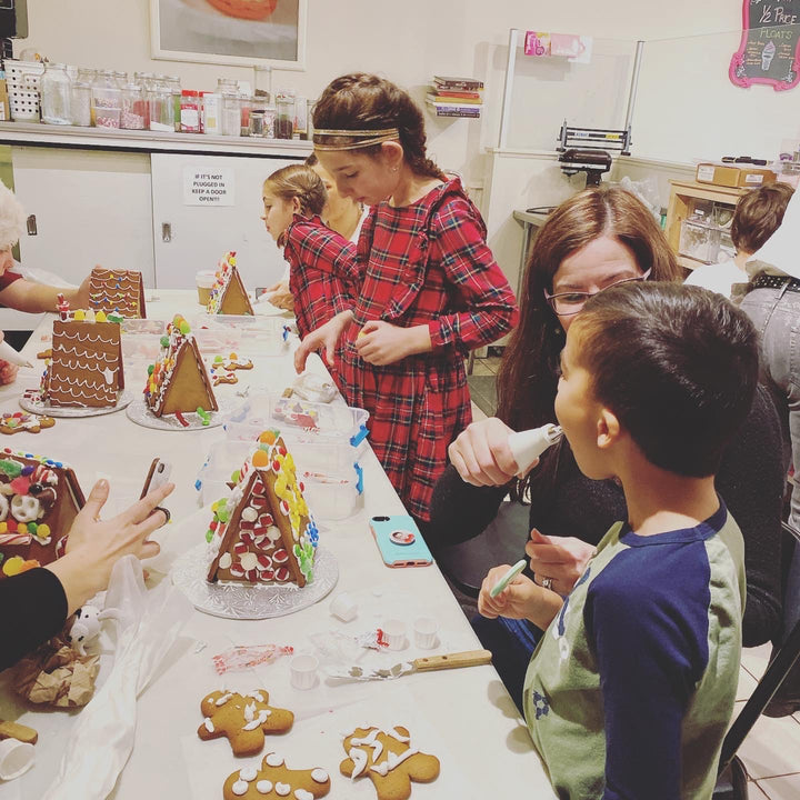 Nov 23, A-Frame Gingerbread House Fun - two time options