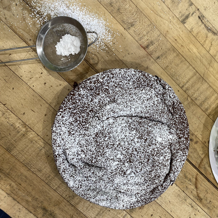 Sunken Soufflé Torte - Gluten Free