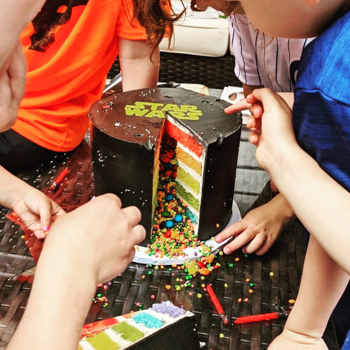 Rainbow Candy Cake