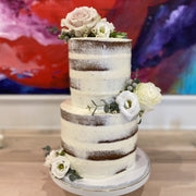 2 Tier Cakes:  Buttercream Finish (florals & decor not included)